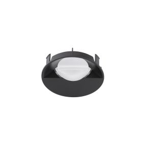 Nova Luce Wall Washer - cache pour spot encastré avec anti-éblouissement - noir