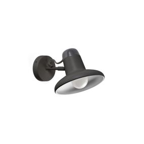 Faro Snap - applique murale avec interrupteur - 18 x 25 x 14 cm - gris foncé