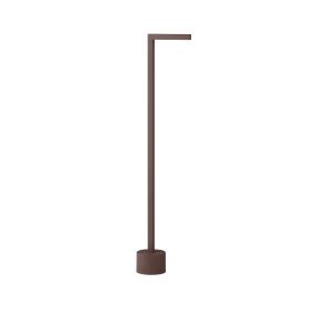 Nova Luce Pipe - lampe de jardin - 11 x 64,5 cm - 5W LED inclus - IP65 - corten