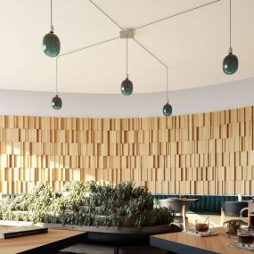 Creative Cables - Rose-One Rosace de plafond carrée pour 1 point lumineux - 20 x 20 x 3,5 cm - blanc