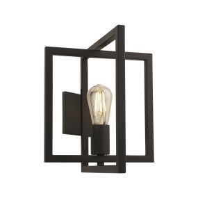 Searchlight Plaza - applique - 25 x 30 cm - noir mat