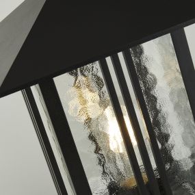 Searchlight Venice - lampe de jardin - 23 x 23 x 45 cm - IP44 - noir
