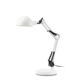Faro Baobab - lampe de bureau - 34 x 16 x 49 cm - blanc mat