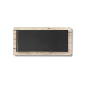 Faro Mood - applique murale - 27 x 5 x 13 cm - 2 x 3W LED inclus - noir et marron