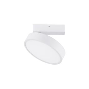 Nova Luce Perfect Profile - plafonnier télécommandé (incl.) - Ø 20 x 9,5 cm - 20W LED dimmable inclus - 2700K-6000K - blanc