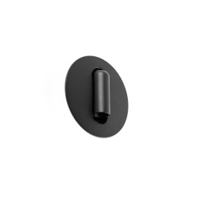 Faro Timit - lampe de chevet - 5,3 x 11,2 x 3 cm - 4,5W LED inclus - noir mat