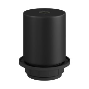 Creative Cables - Raccord E27 avec serre-câble - Ø 4,5 x 5,1 cm - noir