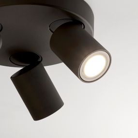 Projectlight Phoebe - spot en saillie 3L - Ø 21 x 7 cm - noir