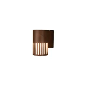 Konstsmide Pistoia - applique murale extérieure - 10,5 x 16,5 x 17 cm - IP54 - rouille