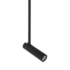 Nova Luce Tek - spot pour système de profilés magnétiques - Ø 3 x 62 cm - 10W LED inclus - noir