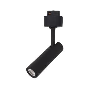 Nova Luce Nap - spot pour système de profilés magnétiques - Ø 3 x 19 cm - 10W LED inclus - noir - couleur de lumière blanc chaud