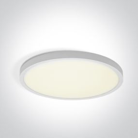 ONE Light Plafo - plafonnier - Ø 40 x 2,5 cm - 32W LED inclus - blanc