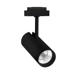 Nova Luce Nap - spot pour système de profilés magnétiques - Ø 8,5 x 27 cm - 30W LED inclus - noir - couleur de lumière blanche