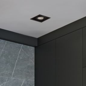 Projectlight Tobbe - spot encastré - 90 x 90 x 120 mm - 80 x 80 mm encastré - noir