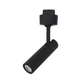 Nova Luce Nap - spot pour système de profilés magnétiques - Ø 3 x 19 cm - 10W LED inclus - noir - couleur de lumière blanche