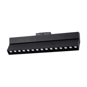 Nova Luce Este - luminaire pour système de profilés magnétiques - 40,7 x 3,4 x 11,6 cm - 22W LED inclus - noir - couleur de lumière blanche
