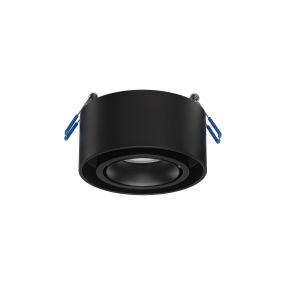 Nova Luce Brook - spot encastré - Ø 9,6 x 7,8 cm, encastré 79 mm - noir