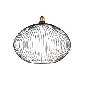 Segula Floating Globe Filo LED Oval - Ø 30 cm - E27 - 6W dimmable - 2200K - noir