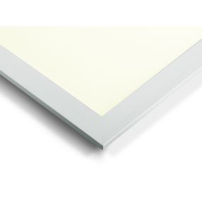 ONE Light 40W Backlit Panel - panneau encastré rétro-éclairé LED pour plafonds suspendus T-rail - 59,5 x 59,5 x 3,5 cm - 40W LED inclus - blanc