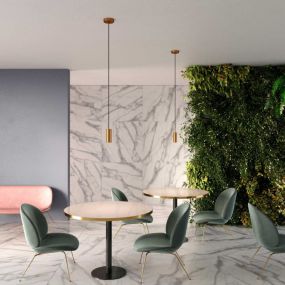 Creative Cables Tube - lampe suspendue 1L - Ø 12,5 x Ø 6 x 190 cm - bronze brossé