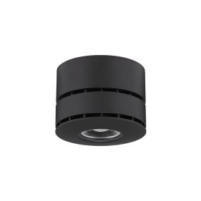 Nova Luce Lot - spot en saillie - Ø 10 x 7 cm - 15W LED inclus - noir