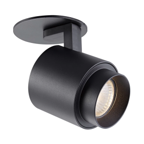 Zuma Line Scopy 1 - spot avec rosace en saillie et encastrée - 19,5 x 14,5 cm - noir