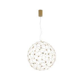 Nova Luce Sole - lampe suspendue - Ø 60 x 310 cm - 21,6W LED inclus - or