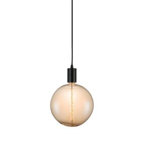 Lampe de recherche géante LED - Ø 18 x 23 cm - E27 - 8W dimmable - 2200K - ambre