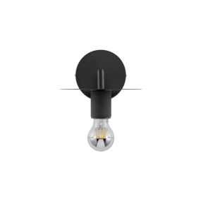 Nova Luce Royal - applique murale - 12 x 21 x 15,5 cm - noir