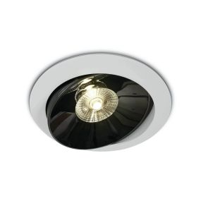 ONE Light Dark Mirror Reflector - spot encastrable - Ø 220 mm, Ø 200 mm encastrable - 30W LED inclus - blanc