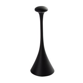 VK lighting Trumpet - lampe de table d'extérieur - Ø 5 x Ø 9 x 29,2 cm - 2,2W LED dimmable inclus - IP54 - noir