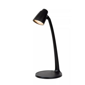 Lucide Ludo - lampe de bureau - 15,6 x 19,1 x 40,2 cm - 4,5W LED inclus - noir