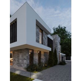 Nova Luce Pipe - lampe de jardin - 11 x 64,5 cm - 5W LED inclus - IP65 - corten