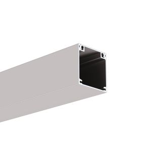 KLUS Nibo - Profilé LED - 4,99 x 5,2 cm - longueur 200 cm - argent anodisé