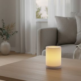 ONE Light LED Flickering Candle - Ø 10 x 15 cm - avec 2 piles AA