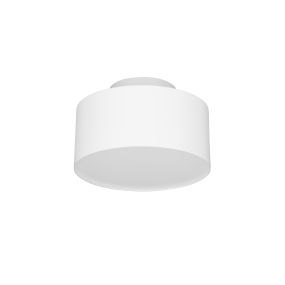 Nova Luce Ozen - plafonnier - Ø 14 x 8,8 cm - 24W LED inclus - blanc sablé