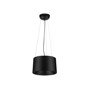 Nova Luce Atil - lampe suspendue - Ø 35 x 210 cm - 24W LED inclus - noir sablé