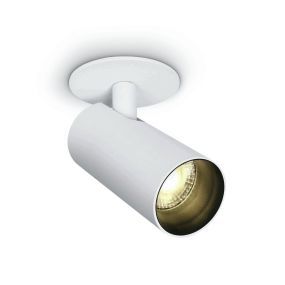 ONE Light COB Cylinders - spot en saillie 1L - Ø 6 x 9 cm - 6,5W LED dimmable inclus - blanc