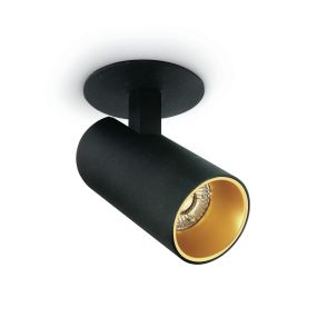 ONE Light COB Cylinders - spot en saillie 1L - Ø 6 x 9 cm - 6,5W LED dimmable inclus - noir