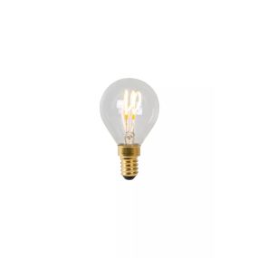 Lucide Ampoule à filament LED - Ø 4,5 x 7,7 cm - E14 - 3W dimmable - 2700K - transparent