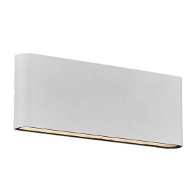 Nordlux Kinver 26 - applique murale extérieure - 26 x 9 x 3,3 cm - 10W LED inclus - IP54 - blanc