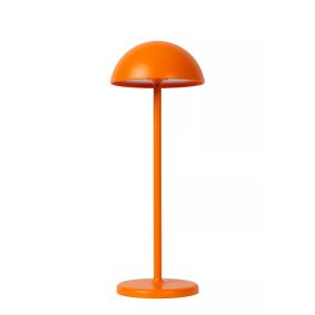 Lucide Joy - lampe de table rechargeable - Ø 12 x 32 cm - 1,5W dimmable LED inclus - IP54 - orange