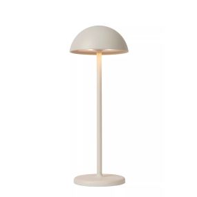 Lucide Joy - lampe de table rechargeable - Ø 12 x 32 cm - 1,5W dimmable LED inclus - IP54 - blanc