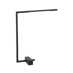 Nova Luce Raccio - lampe à poser - 36,5 x 12 x 40 cm - 6,8W LED inclus - noir