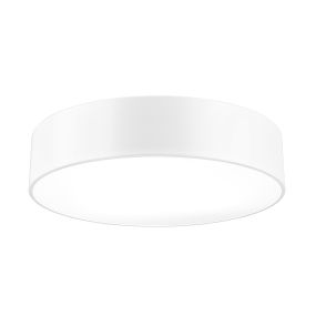 Nova Luce Finezza - plafonnier - Ø 45 x 11 cm - blanc