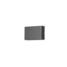 Konstsmide Chieri - applique murale extérieure - 17 x 6 x 11 cm - 8W LED inclus - IP54 - anthracite