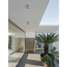 Nova Luce Emile - plafonnier d'extérieur - 9 x 11,2 cm - 5W LED inclus - IP65 - gris