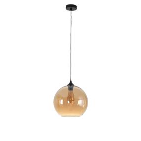 Artdelight Marino - lampe suspendue - Ø 30 x 186 cm - ambre
