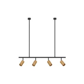 Nova Luce Pogno - suspension - 96 x 87,5 cm - noir et or