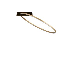 Nova Luce Kiklos - plafonnier - Ø 64 x 30 cm - 30W dimmable LED inclus - laiton doré